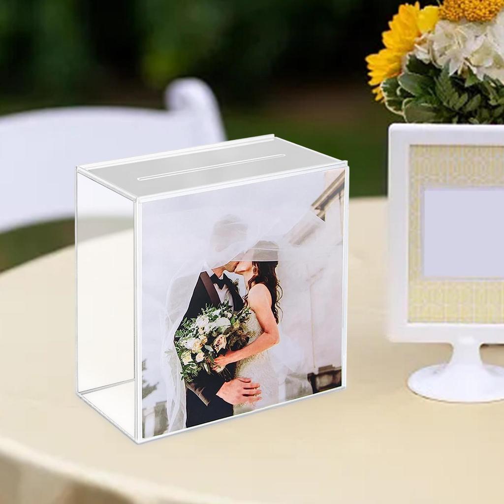 Wedding Cards Box Table Centerpiece Wedding Envelope Box Gift Box Holder for Anniversary Wedding Reception Graduation Ceremony