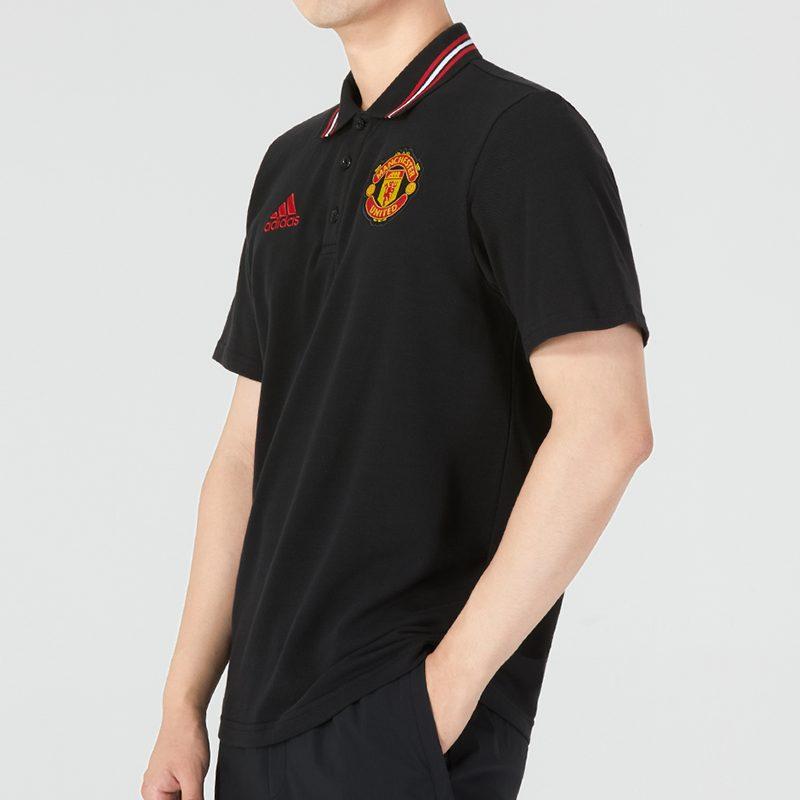 Adidas Polo Shirt Manchester United Men's Black HE6664