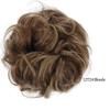 European & American Trendy High-Temp Silk Curly Hair Scrunchie Bun - Fluffy, Natural Elastic Hairpiece