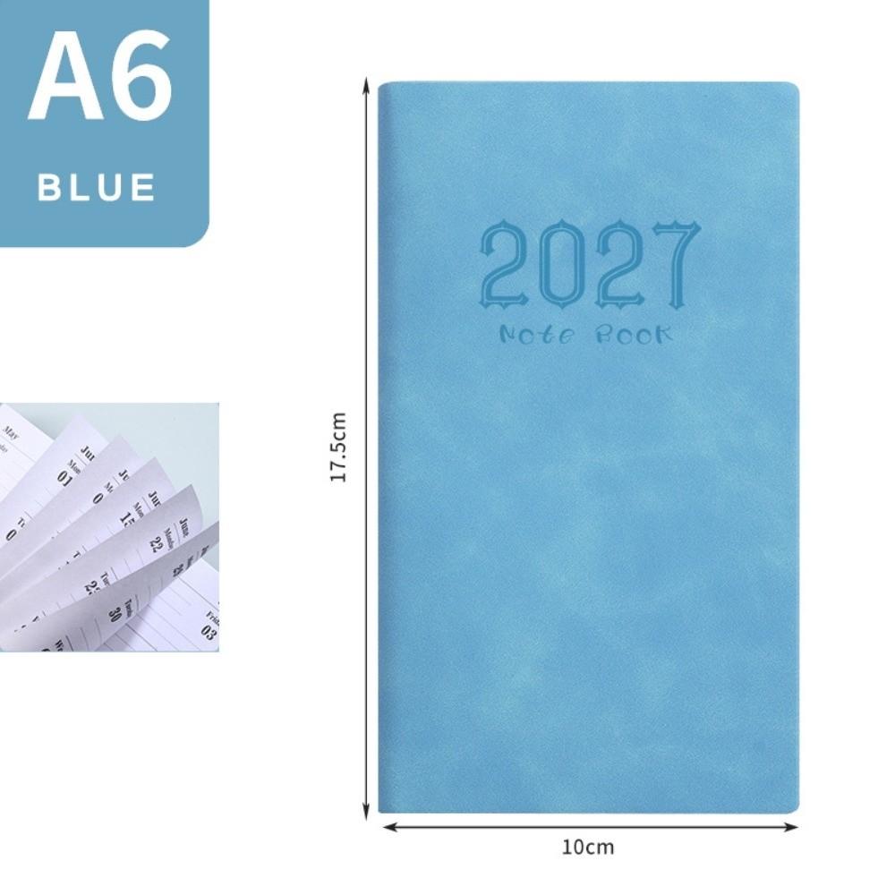 Pocket Design 2027 A6 Planner Notebook Portable Lightweight Daily Weekly Journal  Time Management