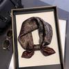 Spring thin 111 mulberry silk square scarf women's 11cm multi-functional cashew print shawl scarf