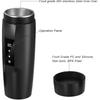 Portable Car Heating Cup, 350 ml Travel Electric Kettle, 304 Stainless Steel Liner Car Heated Mug, 40~100℃ Adjustable, 12V 80W Fast Boiling Bottle,