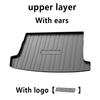 Waterproof Car Trunk Mat For Volkswagen VW Golf 8 Mk8 2022 2023 2024 Anti-scratch Rubber Material Storage Carpet Pad Accessories