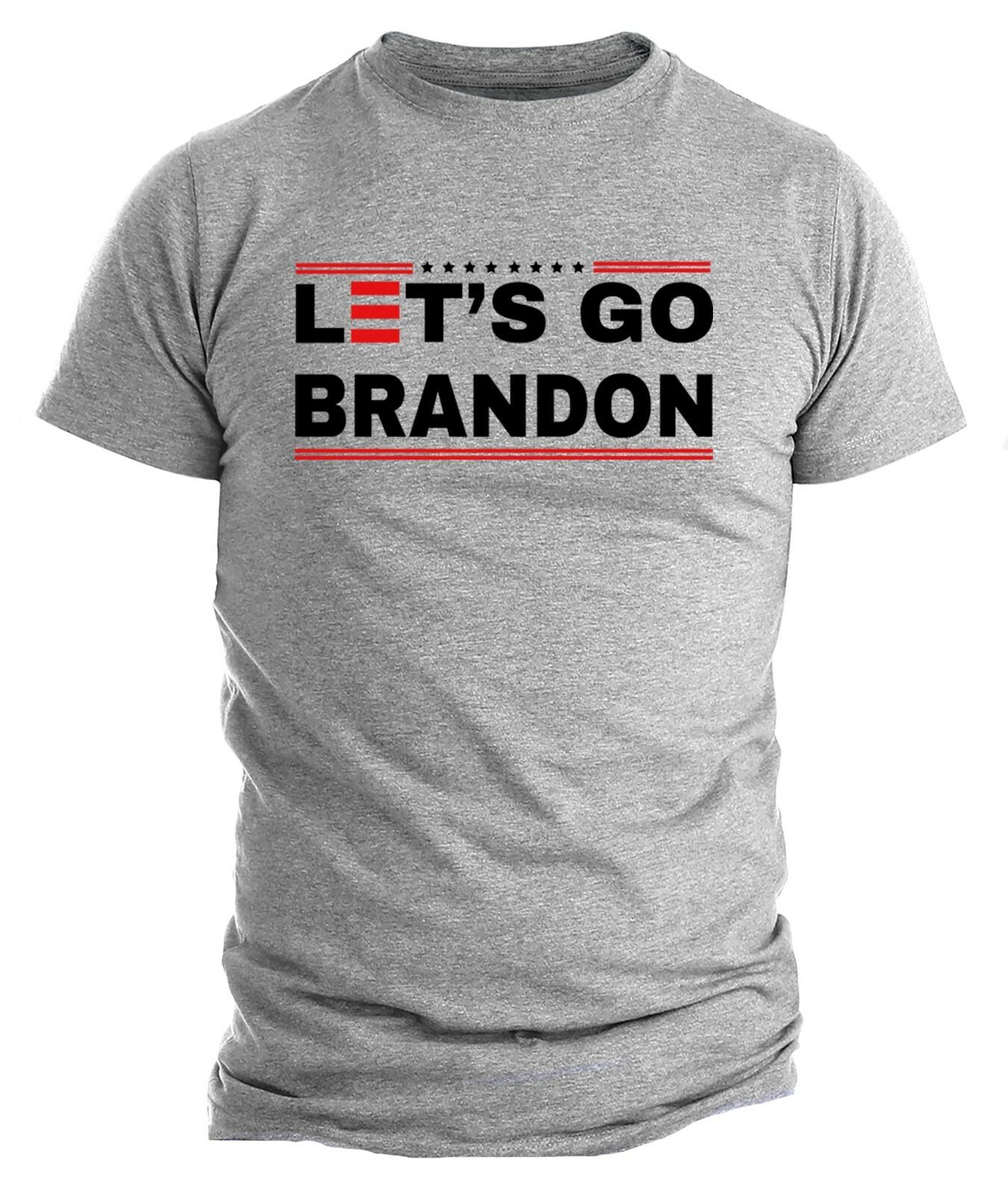 Let s Go Brandon Joe Biden Funny Humor T Shirt Mens Womens Tees Top Trump 2024 Political Shirts L