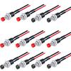 12PCS 12V 250V Momentary Push Button Switch 2 Pins SPST 7mm Normal Open 1A Mini Round Button Switch with Pre-soldered Wires Switches4