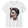 Vampire Gothic Horror Womens T-Shirt Halloween Gift For Her