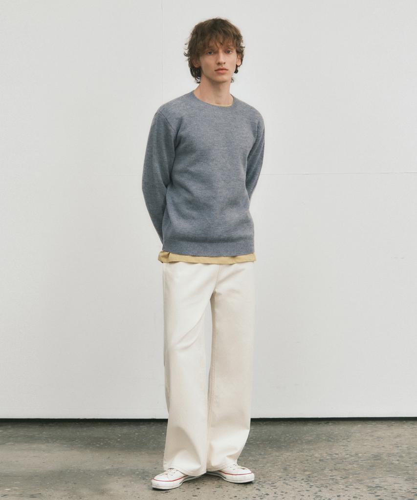 Wednesday Oasis Autumn Fabric Wool Blend Knit_Gray(Wc25-Kn59)