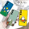 Mi-ffi-es Cartoon Rabbit Phone Case Silicone Soft For Samsung Galaxy A73,A72,A71,A70,A53,A52,A51
