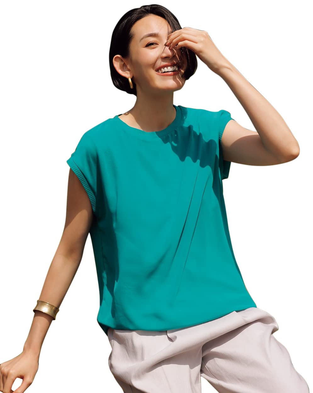 

Soft Chiffon French Top XXL Aegean Blue [Declasse] (15915)