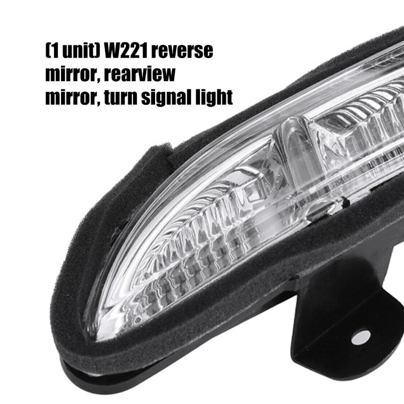 2198200621 Left/Right Rearview Mirror Indicator Lamp 2198200521 Rearview Turn Signal Light Easy Installation