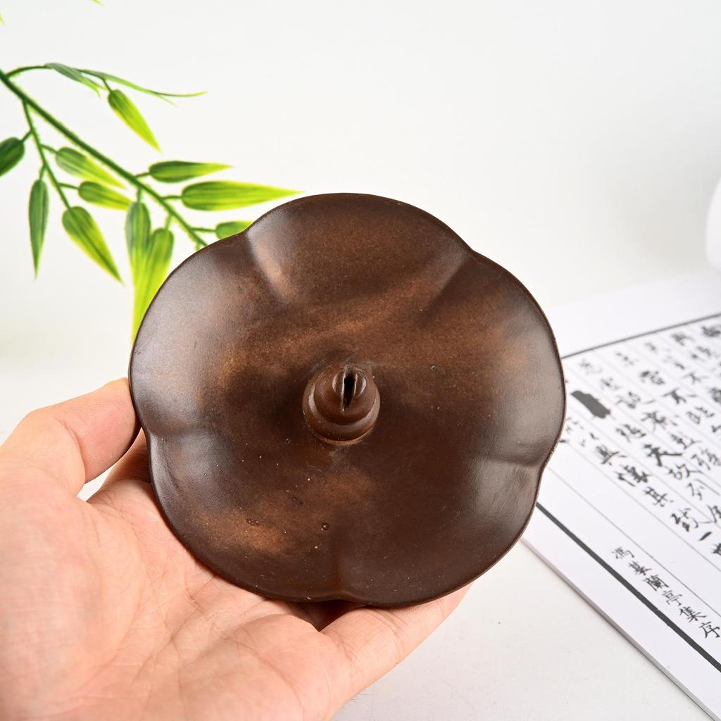 Lotus Leaf Incense Holder: Ash-Free Base for Sandalwood and Agarwood Incense