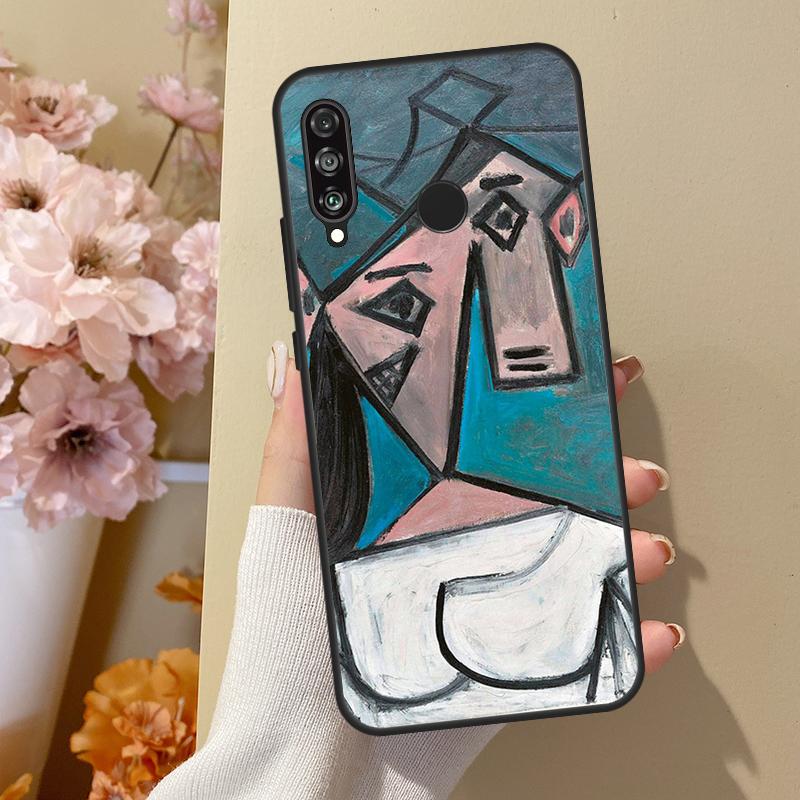 Painting Picasso Abstract Art For Huawei Nova 12i 8i 11i 12s 9 10 SE Y60 Y70 Y90 Y72 Y73 Y61 Y91 P60 Pro P30 P40 Lite Case