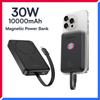 Baseus X Bayern 20W 30W 10000mAh Powerbank Přenosná baterie Chytrý digitální displej pro iPhone Xiaomi Poco Samsung
