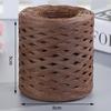 200M Natural Raffia Straw Yarn For Knitting Crocheting Paper Threads Friendly Paper Yarn DIY Handmade Summer Sunhat Beach Bag