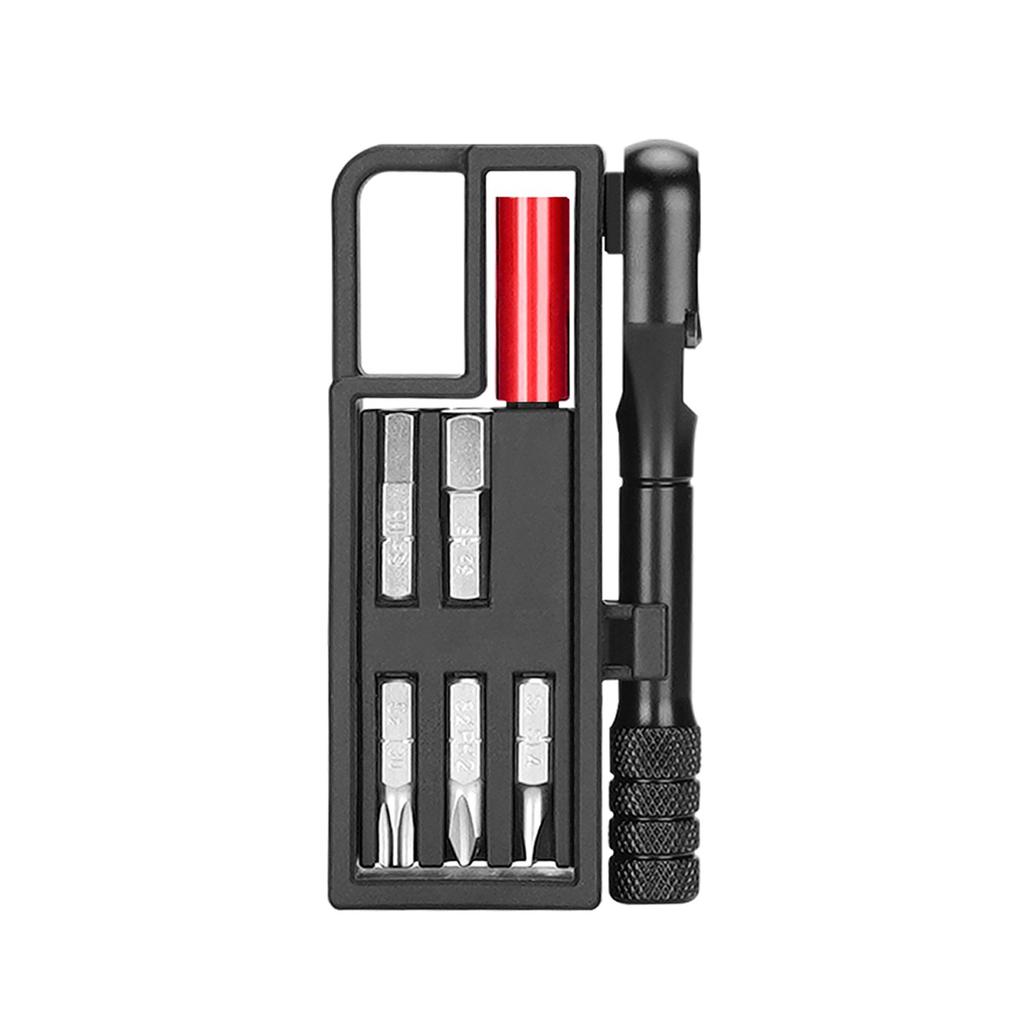 Bike Cassette Wrench Set Mountain Road Hex Screw Portable Repair Tool Kit Nylon Alloy Steel Black