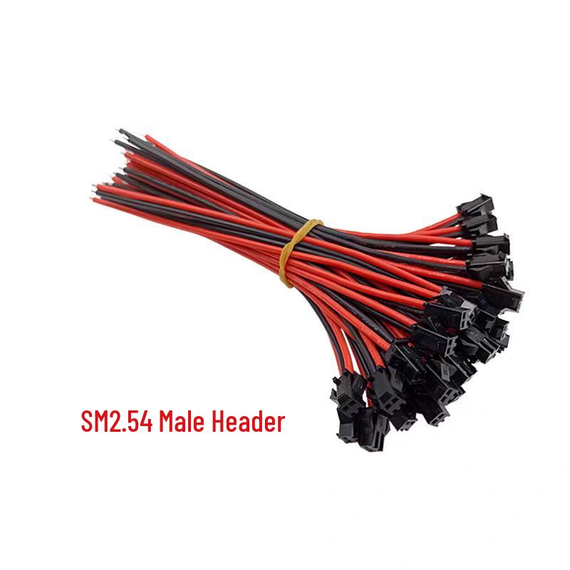 SM 2.54mm Electronic Wire with 18AWG/20AWG Male-Female Connector, Eco-Friendly PVC