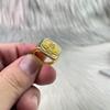 Vivienne Westwood Quadrat Stern Mond Saturn Diamantring - Damenmode, Hohe Qualität, Einfache Persönlichkeit Zeigefinger Schmuck
