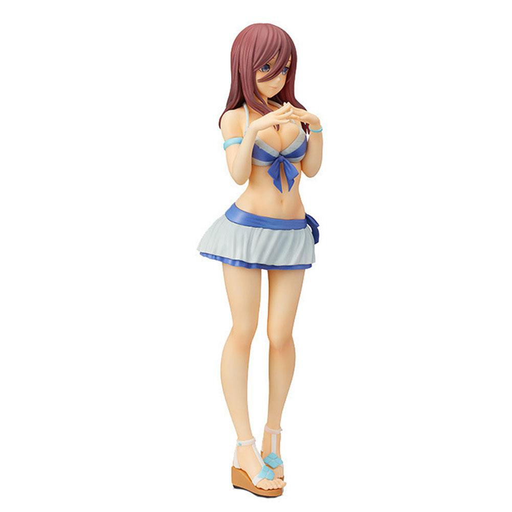 Anime Nakano Ichika Figure Nakano Nino Nakano Itsuki Nakano Yotsuba action figure Swimsuit Girl figurine Static Collection Dolls