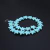 Energy Natural Stone Beads, Bohemian Style Star Blue Turquoise Loose Spacer Beads for Jewelry Making DIY Christmas Gifts Crafts Beading 38cm