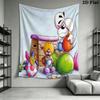 diddl Wall Tapestry Aesthetic Wall Hanging Printed Fabric Blanket Decorative Tapestries for Bedroom Living Room Home Decor