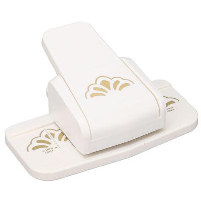 Floral Paper Corner Punch for Gifts, Packages, Photo Albums, and Scrapbooking (Coral Pattern, Large)