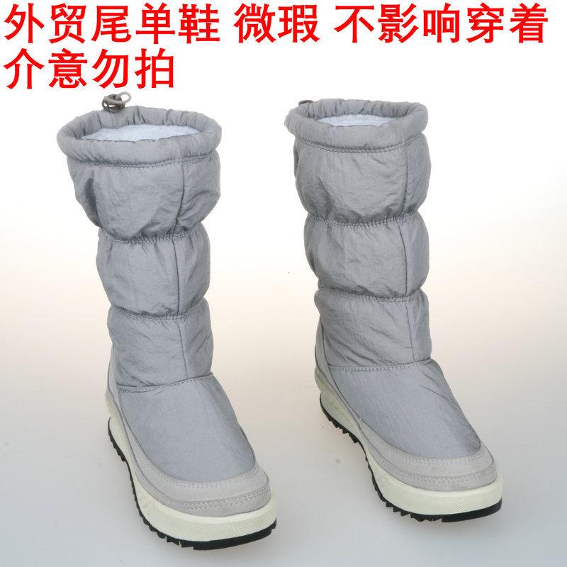 Foreign Trade Tail Order Processing, Winter Snow Boots Non-slip Flat Bottom Velvet To Keep Warm, Cold Rainy Days Wear Ski Resort Travel