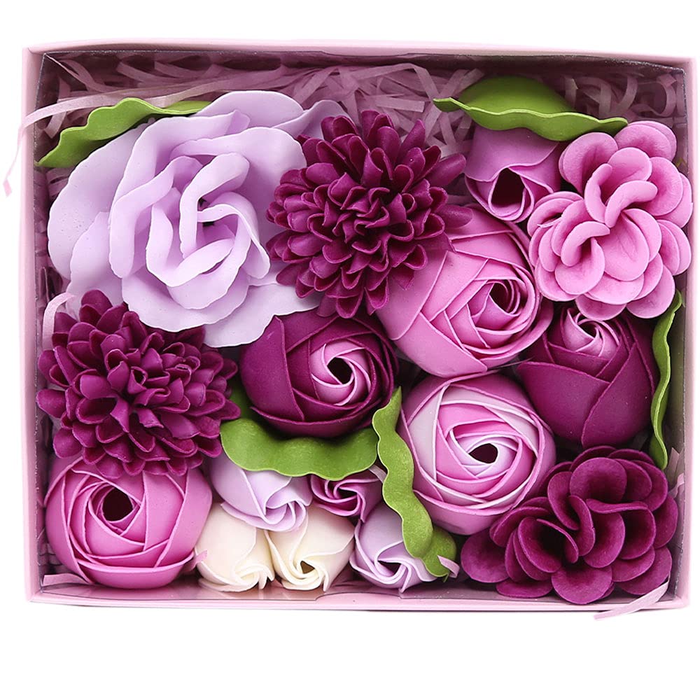 Bath Additive Soap Flower Brillante Purple Q-FLA