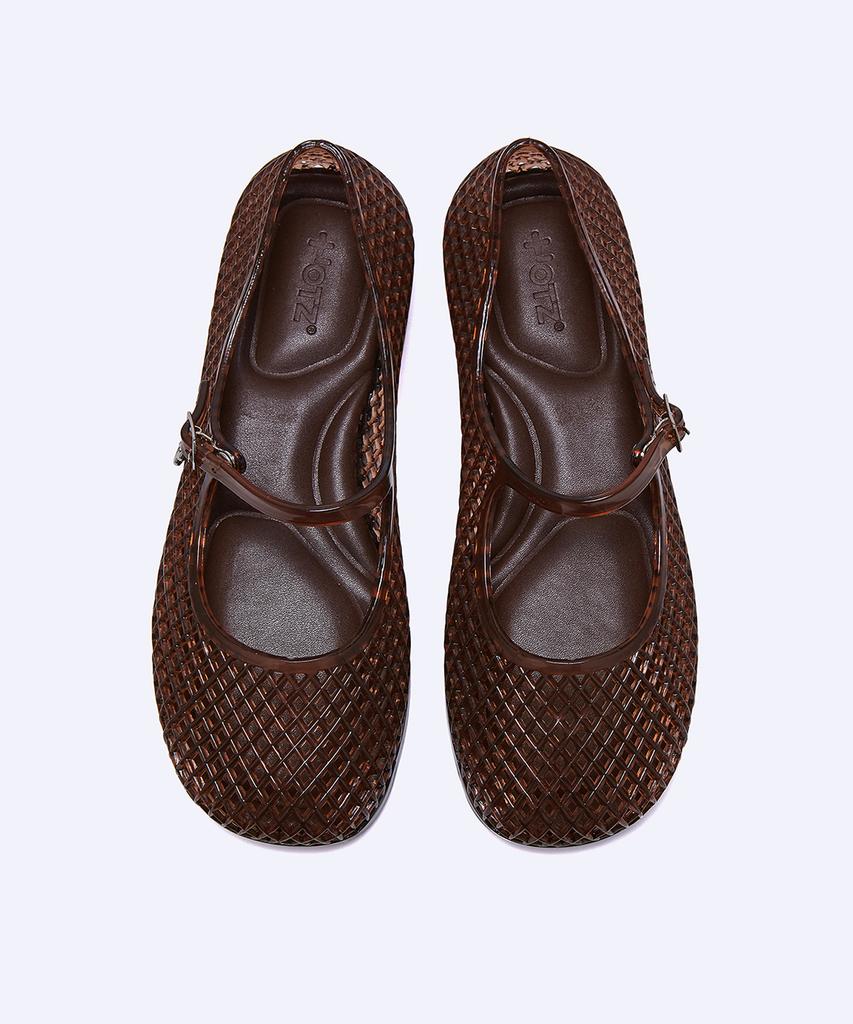 Otz Jelly Strap Shoes Brown Ozv1Gs227N