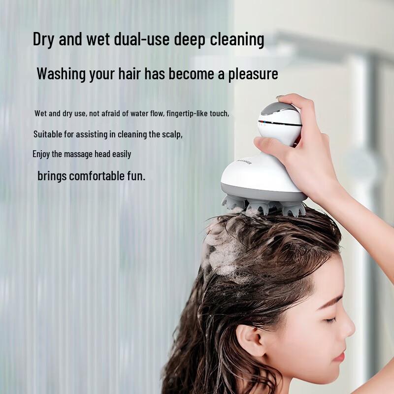 AUX Wiederaufladbares Smart Kopf- und Kopfhautmassagegerät