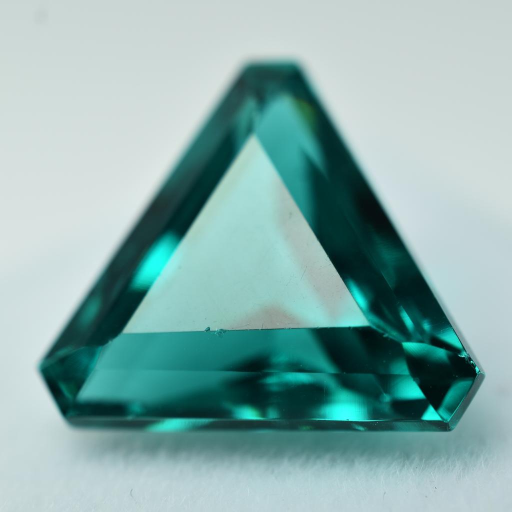 Natural Green Tourmaline Loose Gemstone Trillion Cut 10.00 Ct October Birthstone for Gem Collections
