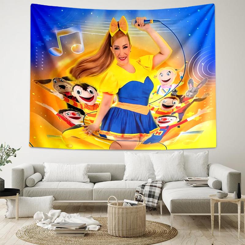 1pc Cartoon B-Bely B-Beto Tapestry, Living Room, Bedroom, Office, Party Decor, Ideal Festive Gift
