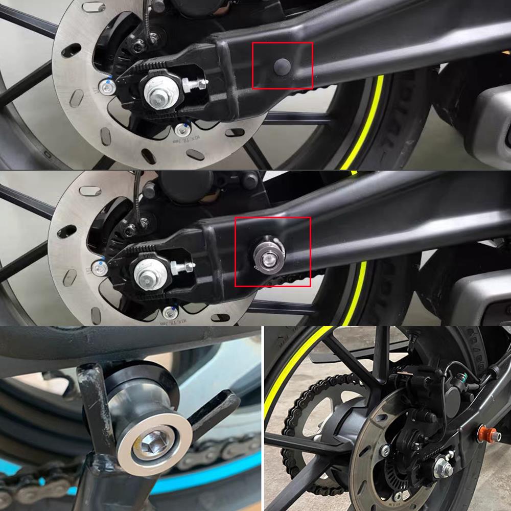 Accessori Moto 6MM Alluminio CNC Cavalletti Forcellone Viti Cavalletto Slider Per YAMAHA YZ 250 YZ250 F/X/FX YZ250F YZ250X