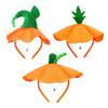 Halloween Pumpkin Hat Headband Styling Headpieces Funny Headwear Cartoon Style Festive Hair Accessory For Parties