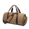 Outdoor Travel Tote Bag with Shoe Compartment, Able Canvas Crossbody Backpack for Men and Women Carry On Luggage