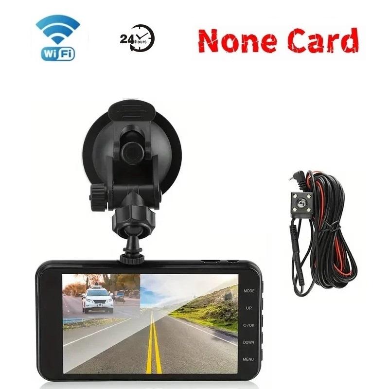 4-inch Dashcam, HD Dual-lens Touchscreen, WiFi Car Dashcam