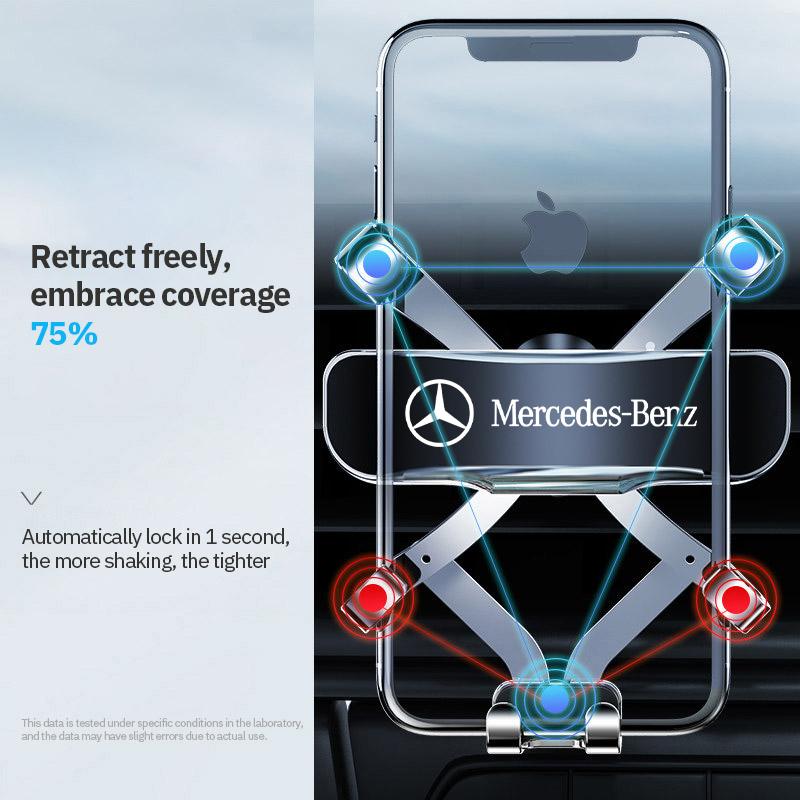 Schwerkraft Auto Handyhalter Lüftungsschlitz GPS Halter Zubehör Für Mercedes Benz AMG W204 W212 W213 W205 W203 W211 W210 W124 W169 W220