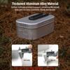 Camping Lunch Box Folding Handle Aluminum Camping Bento Container Camping Picnic Cookware 650ml