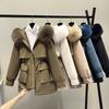 Winter Down Cotton Removable Liner Pie To Overcome Cotton-padded Coat Women's Medium and Long Cotton Clothes To Keep Warm, Thickened and Warm