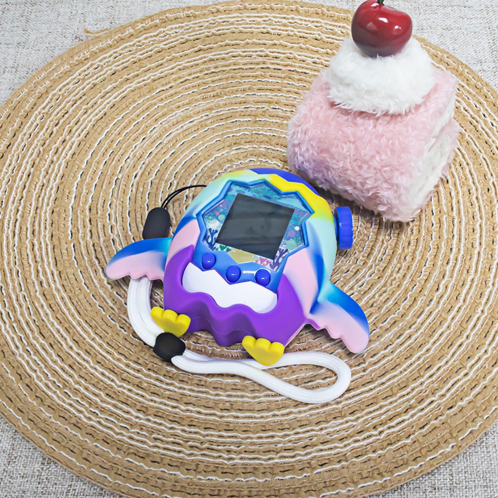 Silicone Protective Case for Tamagotchi Paradise Games Accessories with Lanyard Skin Cover Sleeve Fall Resistant Anti-Scratch