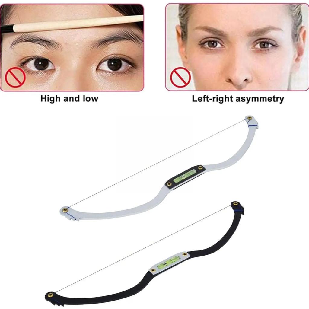 Eyebrow Positioning Semi-Permanent Line Ruler Horizontal Marking Arcuate Ruler Microblading Level Eyebrow Tattoo Brow Ruler
