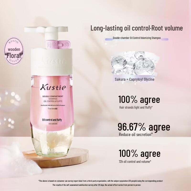 

Kustie Dual-Chamber Cherry Blossom Shampoo
