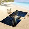 FC Internazionale Milano Print Beach Towel, Large Soft Quick Dry Towel for Beach Camping Swimming