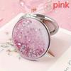 Mini Folding Makeup Mirrors Pocket Mirror for Girls Women Double-Sided Sparkling Makeup Mirror Beauty Accessories