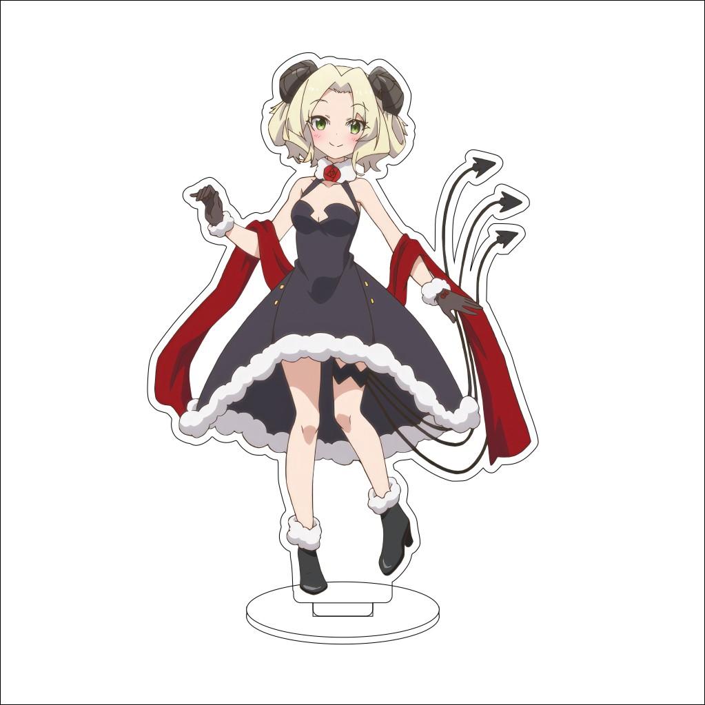 16CM Anime Cosplay Acrylic Stand Ornaments Azusa Falufal Sharula Haruka Flattelude Figure Stand Halloween Gifts
