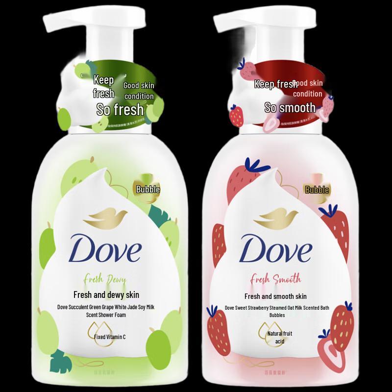 

Dove Fruit Milk Moisturizing Shower Foam Set