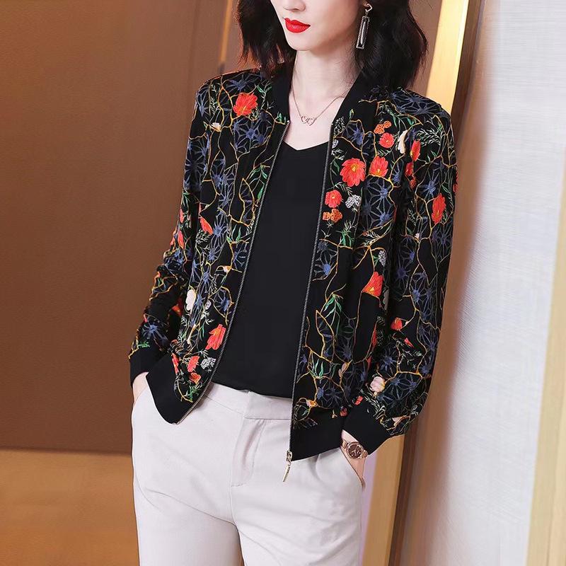 Korean Style Women s Summer Chiffon Long Sleeve Slimming Jacket Extra Large