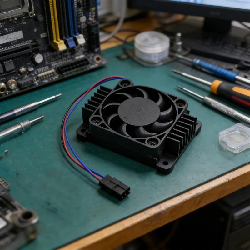 Brushless CPU Cooling Fan With Aluminum Heatsink Low Noise Radiator Heat Dissipation Fan For CM4 Development Board