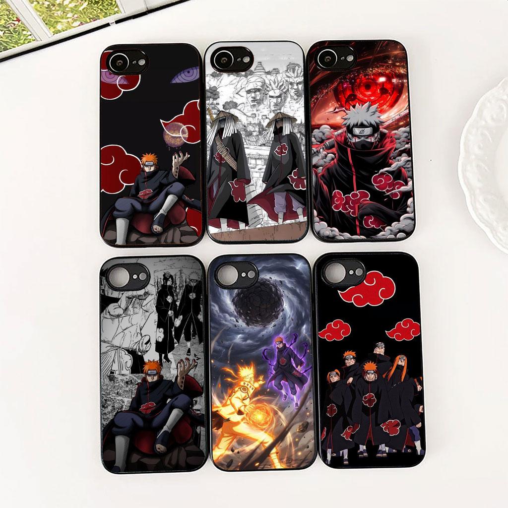 Handyhülle für Samsung Galaxy S25 S24 S23 FE Ultra Plus S7 Edge S25+ S23+ A56 5G Hülle Weiche Hülle Schmerz Narutos Akatsuki Poster