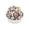 10Pcs 15mm New Silicone Beads Round Print Colorful Spacer Beads Food Grade  Baby Nursing Necklace Pacifier Chain Teether Toys
