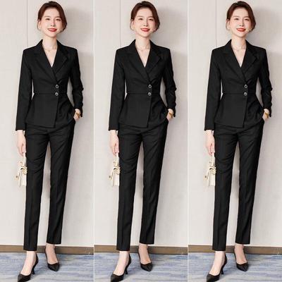 Damen Langarm Business-Anzug Set